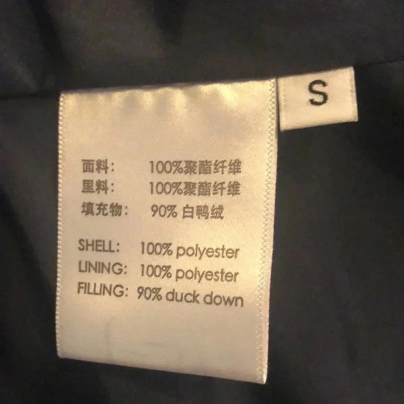 Winter Down Coat. Size Small - Picture 5 of 6